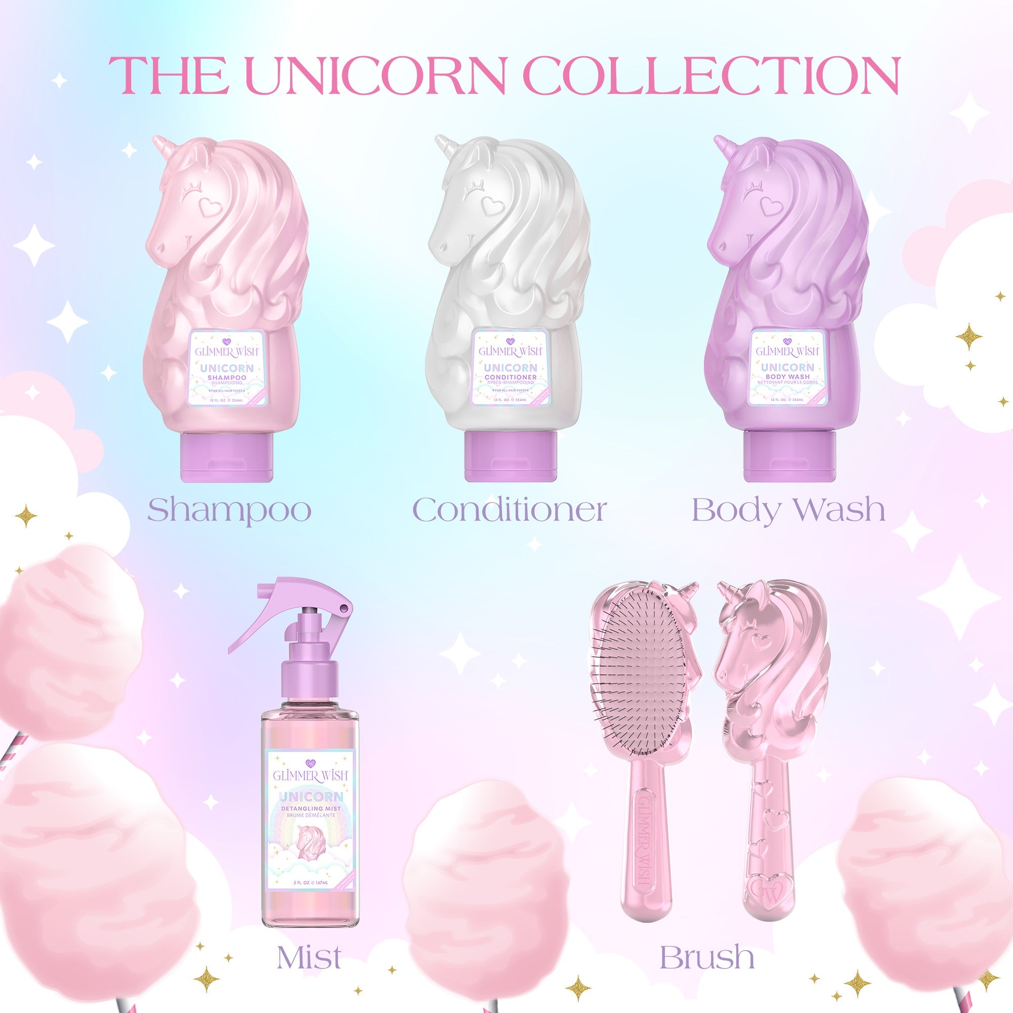 Unicorn Hair and Body Essentials